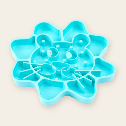 Gamelle anti-glouton pour chat en forme de visage