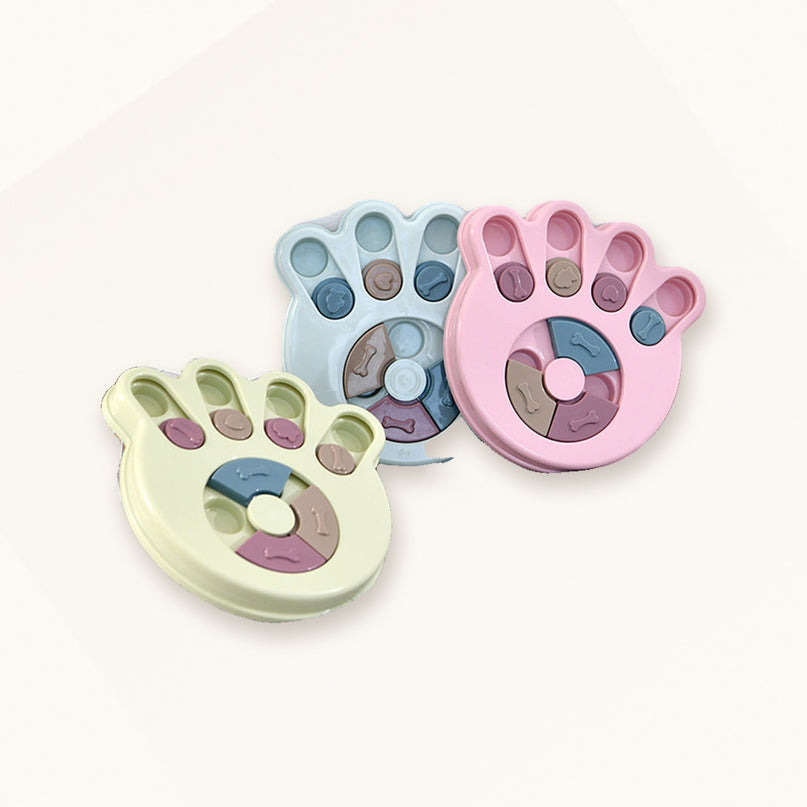 Puzzle distributeur — patte et formes — Chien
