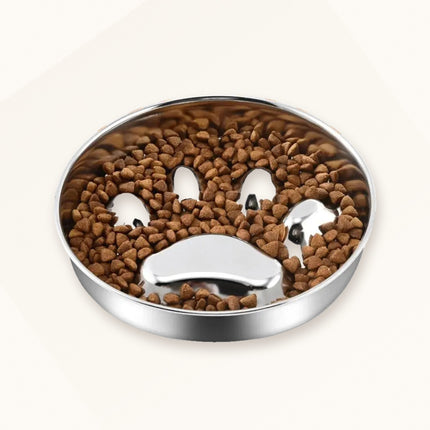 Gamelle inox — insert labyrinthe — Chien & chat