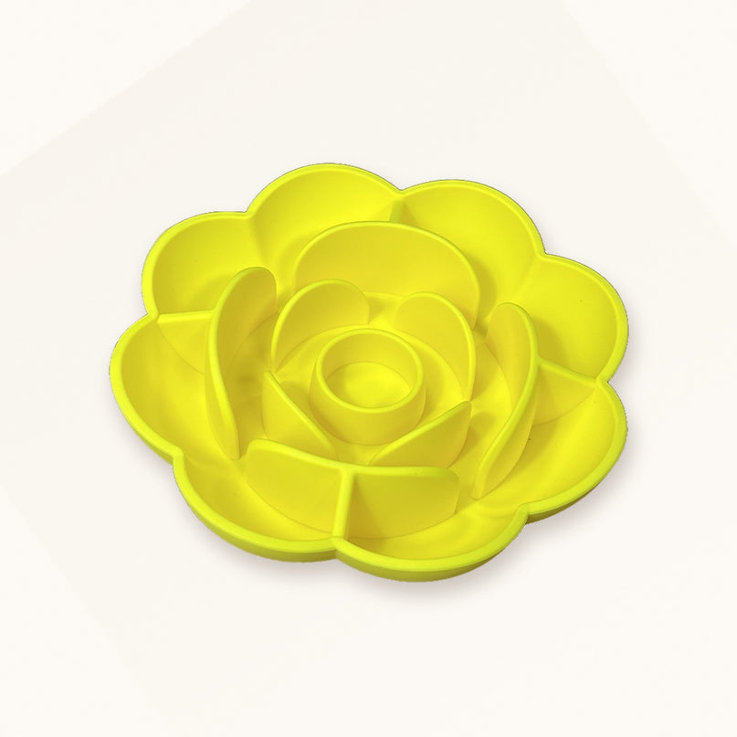 Bol ralentisseur — rose silicone — Chien & chat