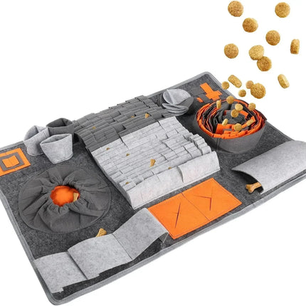 Tapis olfactif pour chien, tapis d'entraînement à l'odeur, tapis de reniflement, bol d'alimentation lente, distributeur de nourriture, jouets lavables pour chien