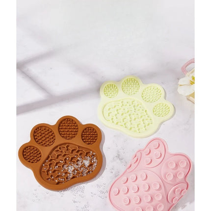 Tapis de léchage en silicone à alimentation lente avec ventouse antidérapante, gamelle pour chiens et chats, jouet interactif pour la santé digestive