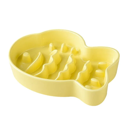 Bol en céramique pour chien, distributeur lent, en porcelaine, pour nourriture et eau, anti-étouffement, antidérapant, fournitures pour animaux de compagnie