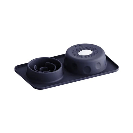 Gamelle anti-étranglement pour animaux de compagnie, tapis à lécher, gamelle pour chien et chat, gamelle en silicone antidérapante, gamelle à énigme, gamelle à double usage, récipient d'entraînement