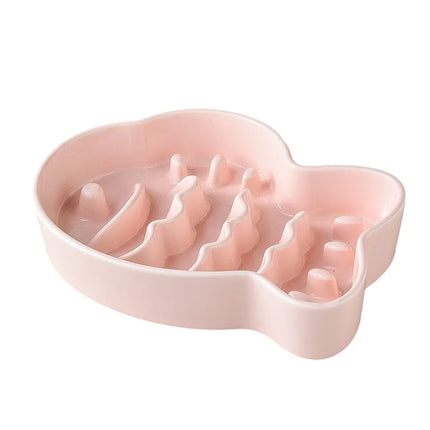 Bol en céramique pour chien, distributeur lent, en porcelaine, pour nourriture et eau, anti-étouffement, antidérapant, fournitures pour animaux de compagnie