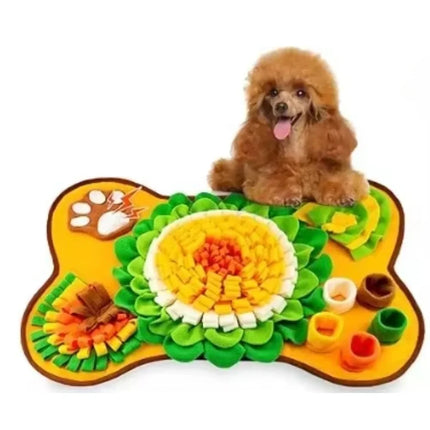 Tapis olfactif pour chien, tapis d'entraînement à l'odeur, tapis de reniflement, bol d'alimentation lente, distributeur de nourriture, jouets lavables pour chien