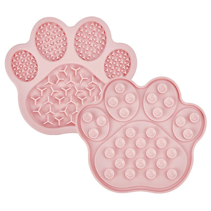 Tapis de léchage en silicone à alimentation lente avec ventouse antidérapante, gamelle pour chiens et chats, jouet interactif pour la santé digestive