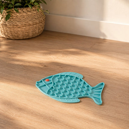Tapis de léchage silicone — formes variées — Chat
