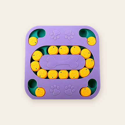 Gamelle interactive — puzzle 31 variantes — Chien & chat — accessoire repas lent pour chien et chat
