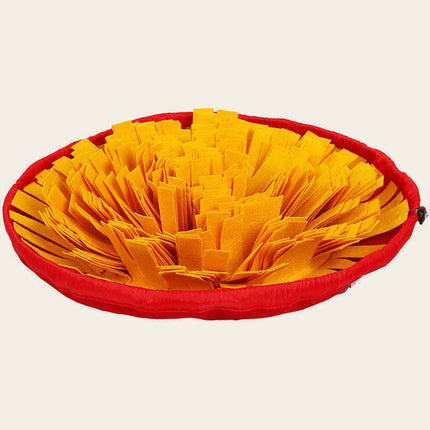 Tapis de fouille — à franges — Chien — accessoire repas lent pour chien