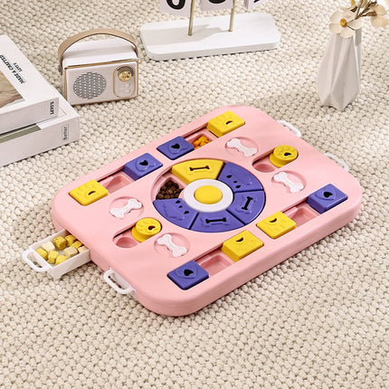 Gamelle interactive — puzzle 31 variantes — Chien & chat — accessoire repas lent pour chien et chat