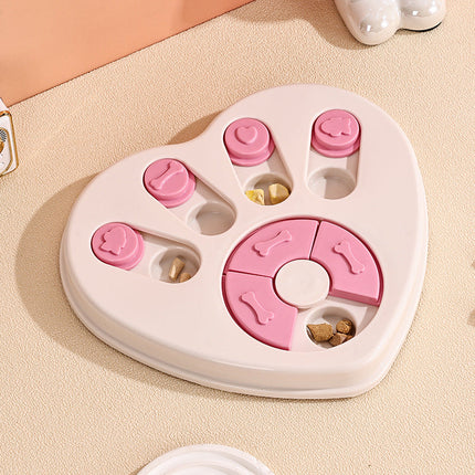 Gamelle interactive — puzzle 31 variantes — Chien & chat — accessoire repas lent pour chien et chat